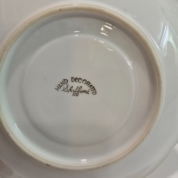 Shafford - Vintage Hand Painted Tea Cup & Saucer, Pink Peonies - Picture 6 of 7